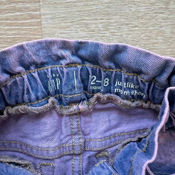 Gap Toddler Girl Jean Shorts - Size 12-18m - Picture 2 of 3
